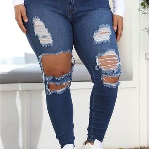 Fashion Nova Beach Bum Jeans
